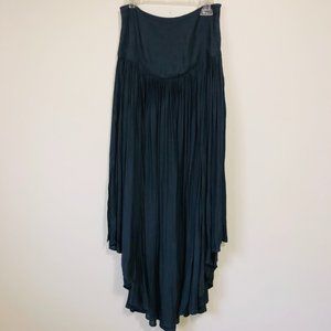 Free People Flowy Dark Grey Long Skirt
